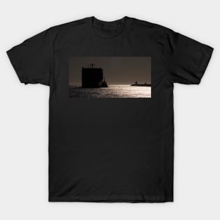 Container ship and tug at Fremantle Western Australia T-Shirt